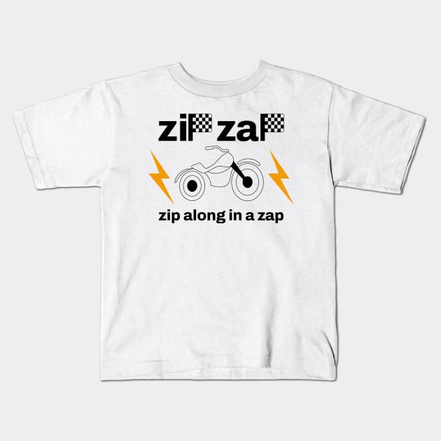 Zip Zap Kids T-Shirt by familiaritees